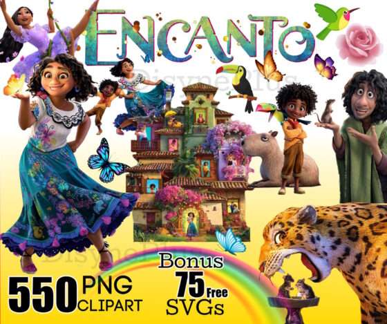 encanto png svg clipart bundle isabela antonio dolores bruno
