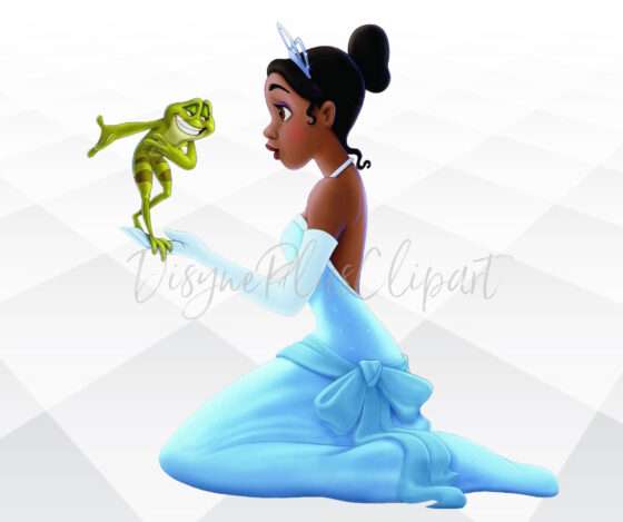 tiana png princess kissing the frog
